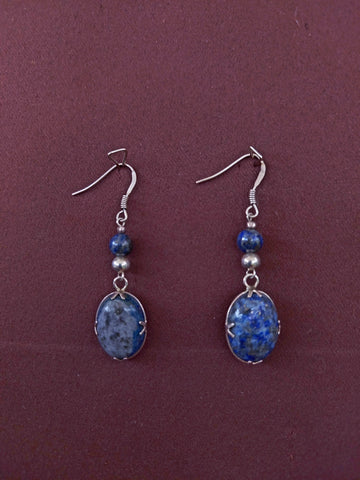 Boucles lapis-lazuli